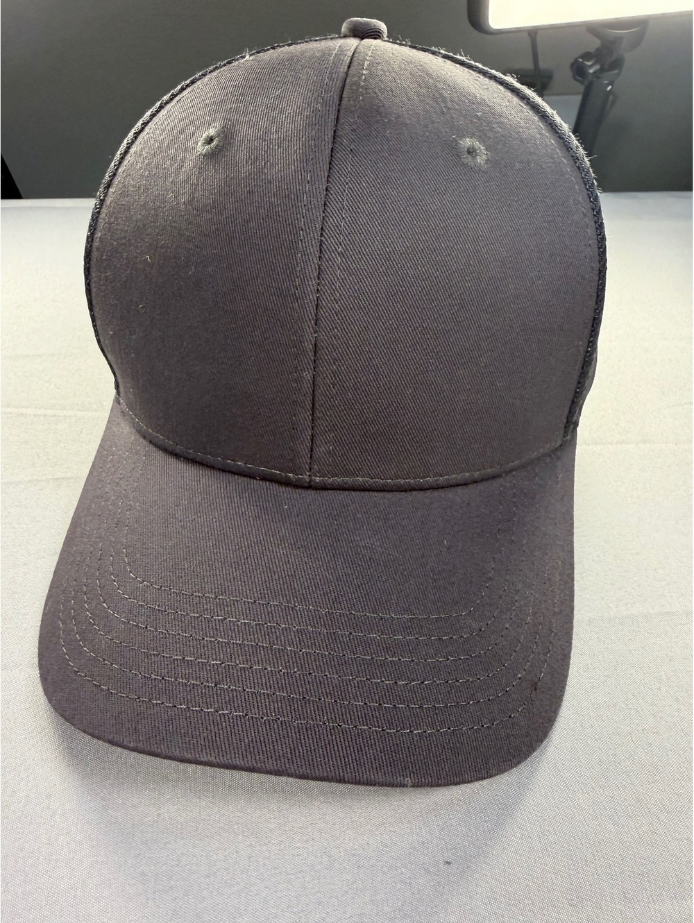 Pro Player Darker Gray Mesh Back Trucker Cap SnapBack Hat OS
